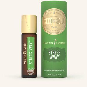 Young Living Stress Away Roll On - 10 ml (.34 fl) New and Sealed